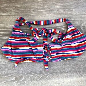 Billabong Multi-Colored Bikini Top